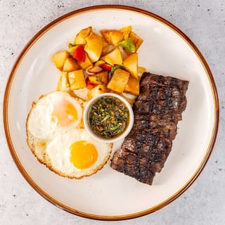 Arrachera Con Huevos